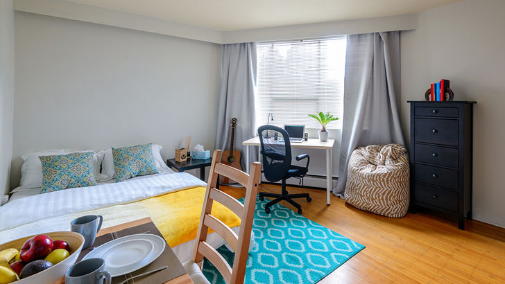 studio apartment downsize declutter clutter renting unit
