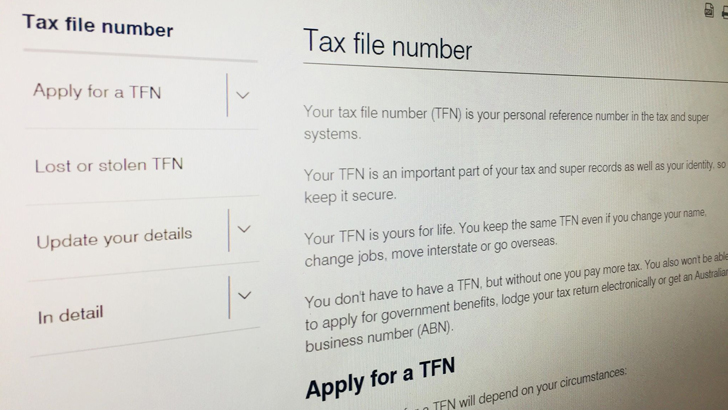 tax file number