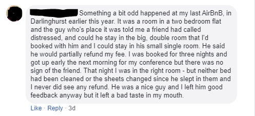 airbnb scam facebook