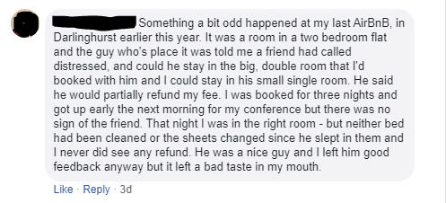 airbnb scam facebook