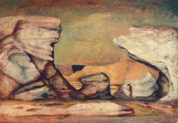 cbus art collection russell drysdale the fossicker