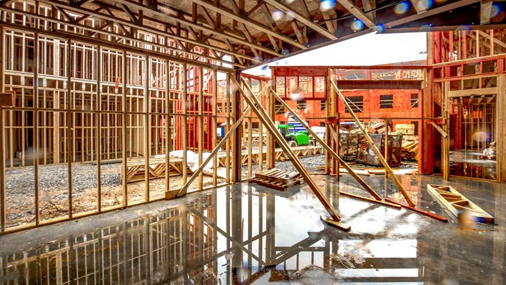 buying off the plan wet weather construction delays