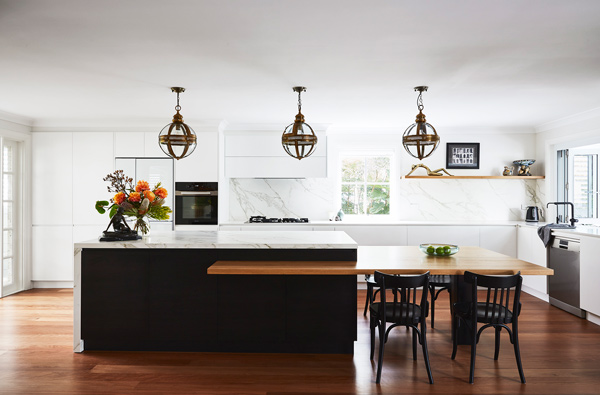 collaroy kitchen centre porcelain and timber