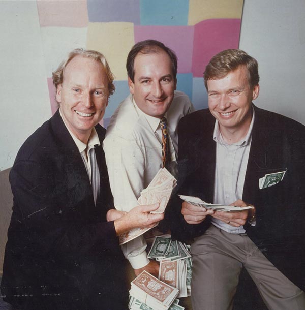 ross greenwood, david koch and paul clitheroe