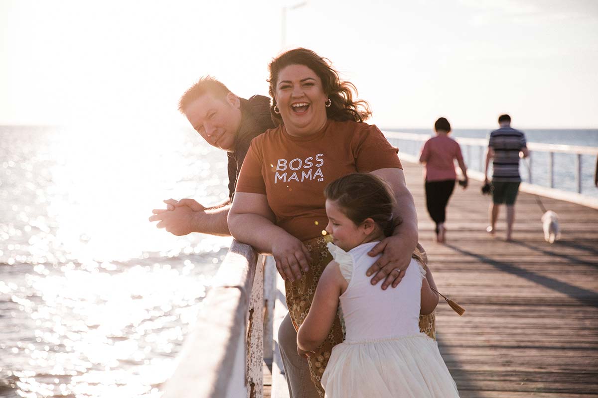 Katharine Crane and family